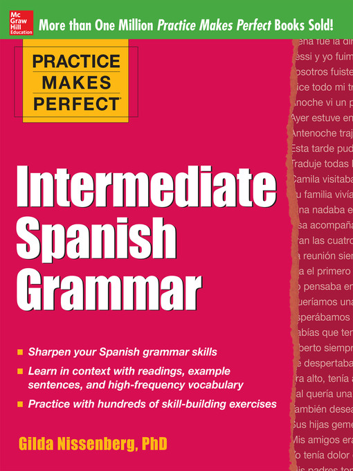 Cover image for Intermediate Spanish Grammar